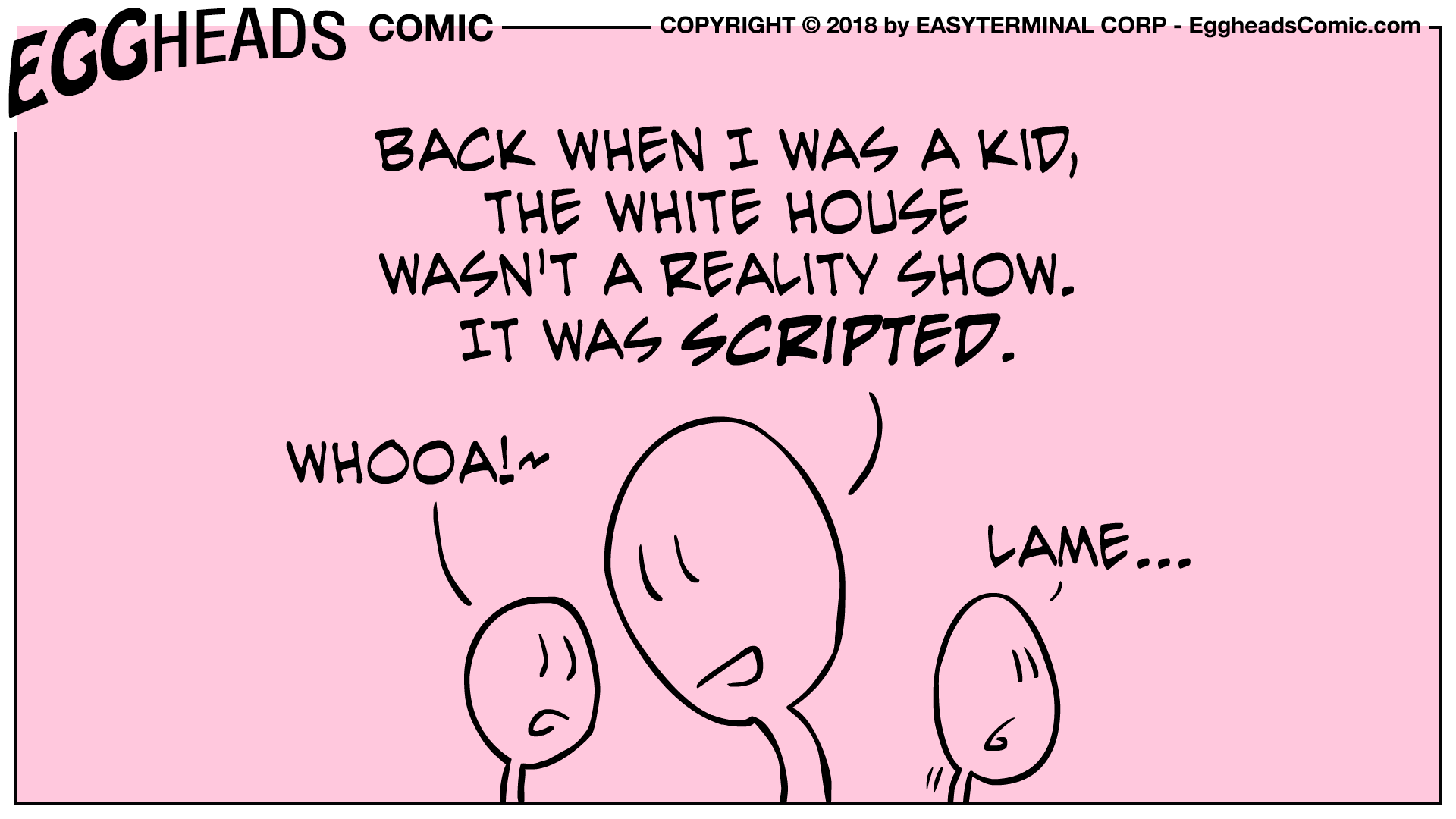 Webcomic Eggheads Comic Strip 046 White House