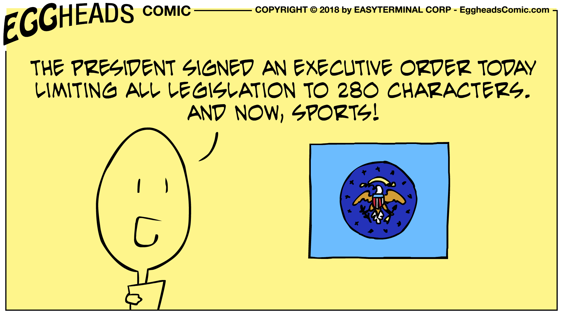 Webcomic Eggheads Comic Strip 048 Executive Order