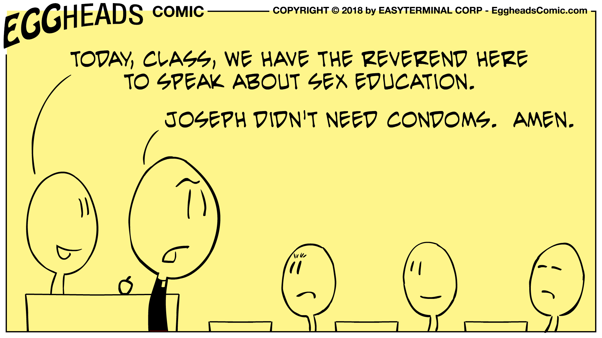 Webcomic Eggheads Comic Strip 062 Sex Education