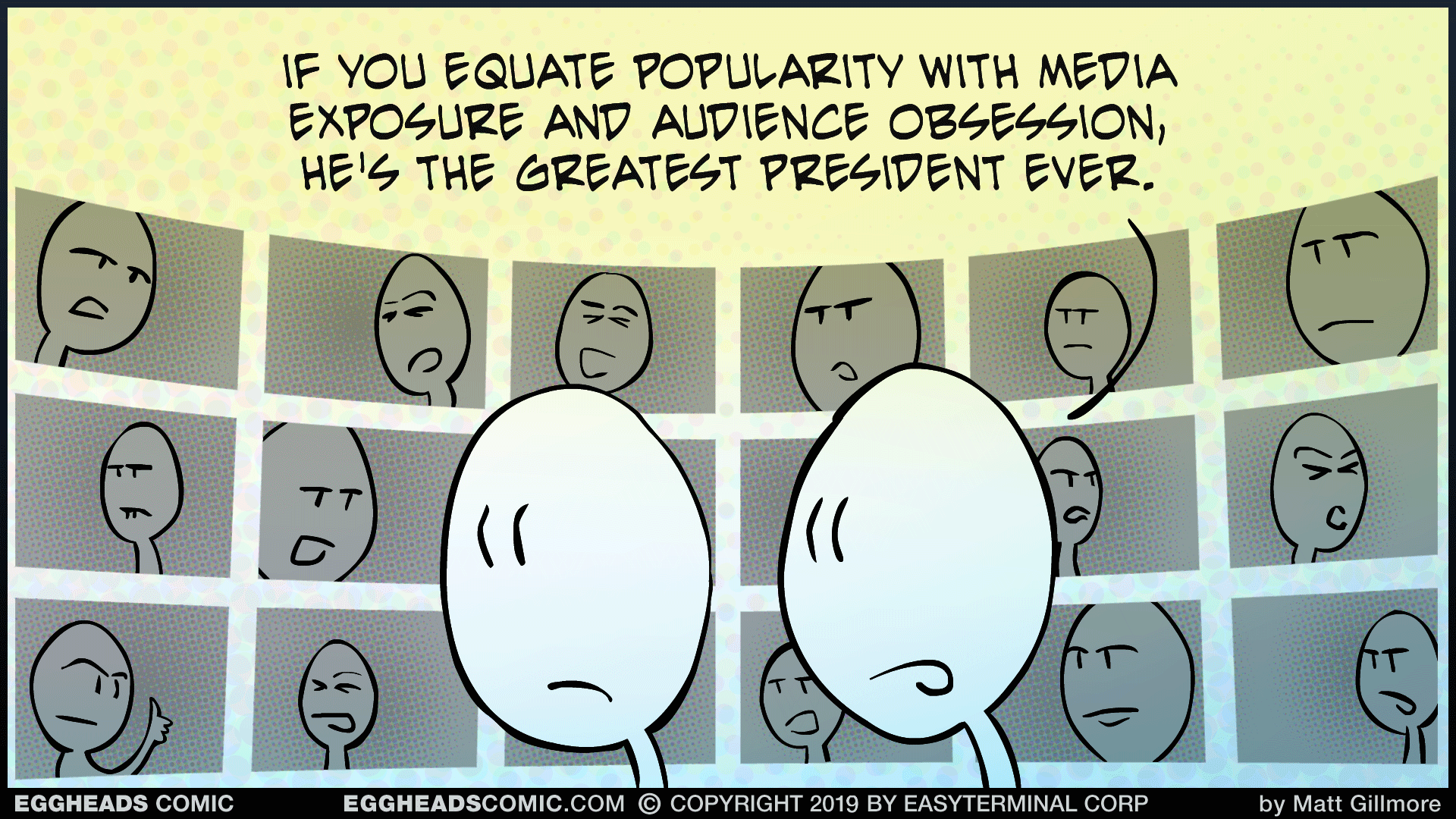 Webcomic Eggheads Comic Strip 067 Popularity
