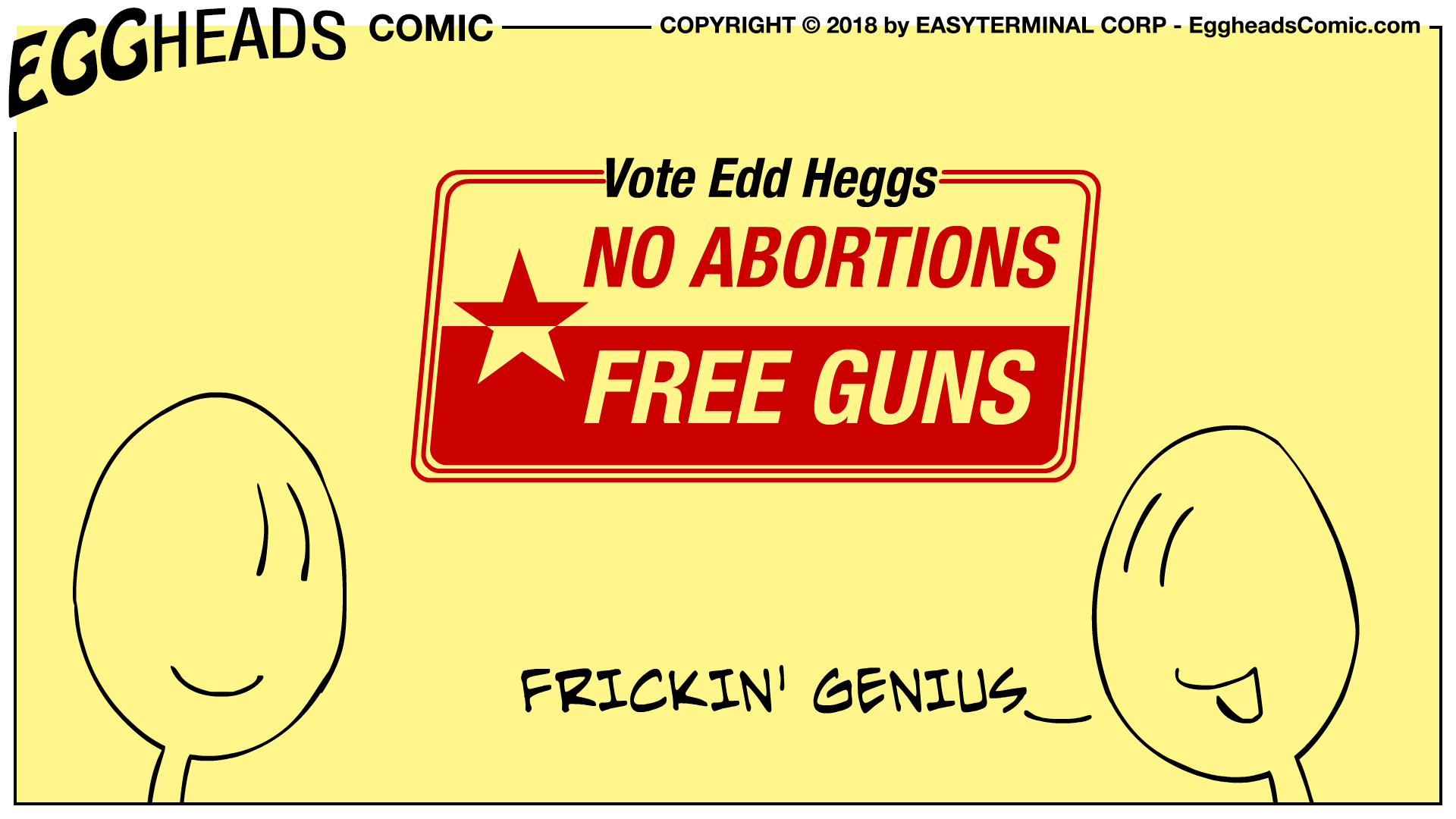 Webcomic Eggheads Comic Strip 084 Vote