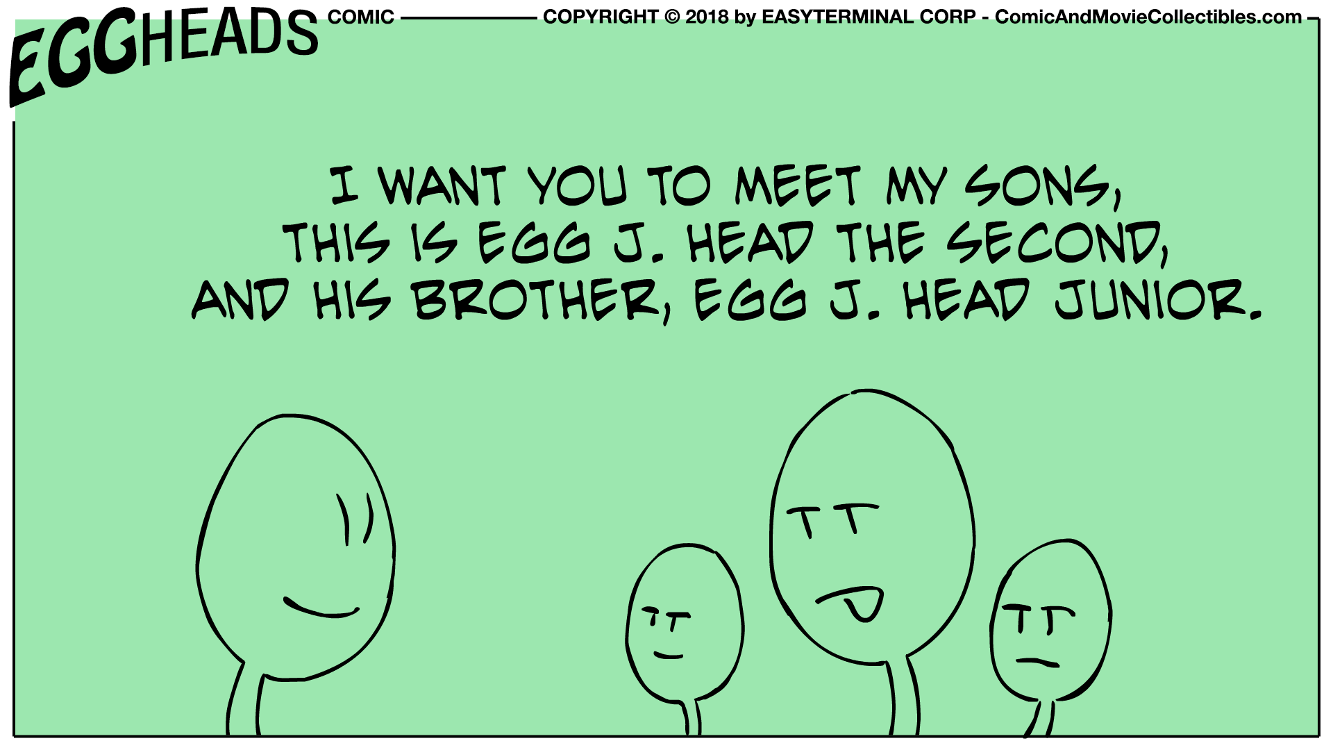 Webcomic Eggheads Comic Strip 009 My Sons