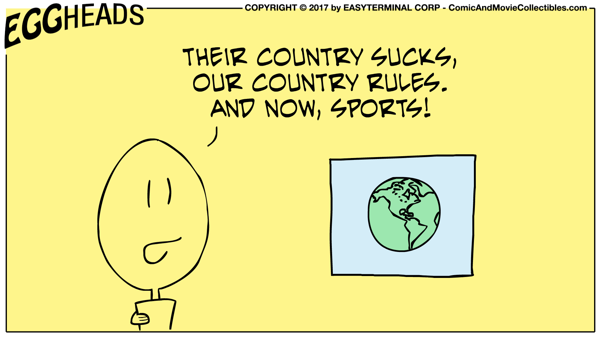 Webcomic Eggheads Comic Strip 005 Their Country